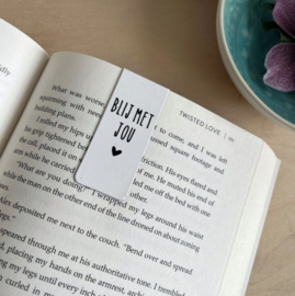 Boekenlegger "Blij met jou"
