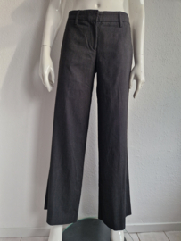 Vanailia Elements pantalon. Maat 38, Zwart/krijtstreep.