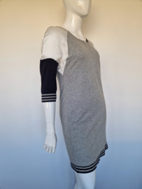 Anna Blue jurk. Maat 42, Grijs/zwart
