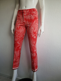 Cambio pantalon Famous. Maat 34. Roze/print.