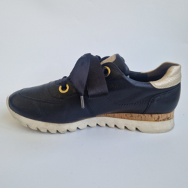 Paul Green zwart leren sneakers. Maat 39,