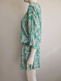 Antik Batik jurk. Maat 40, Mintgroen.