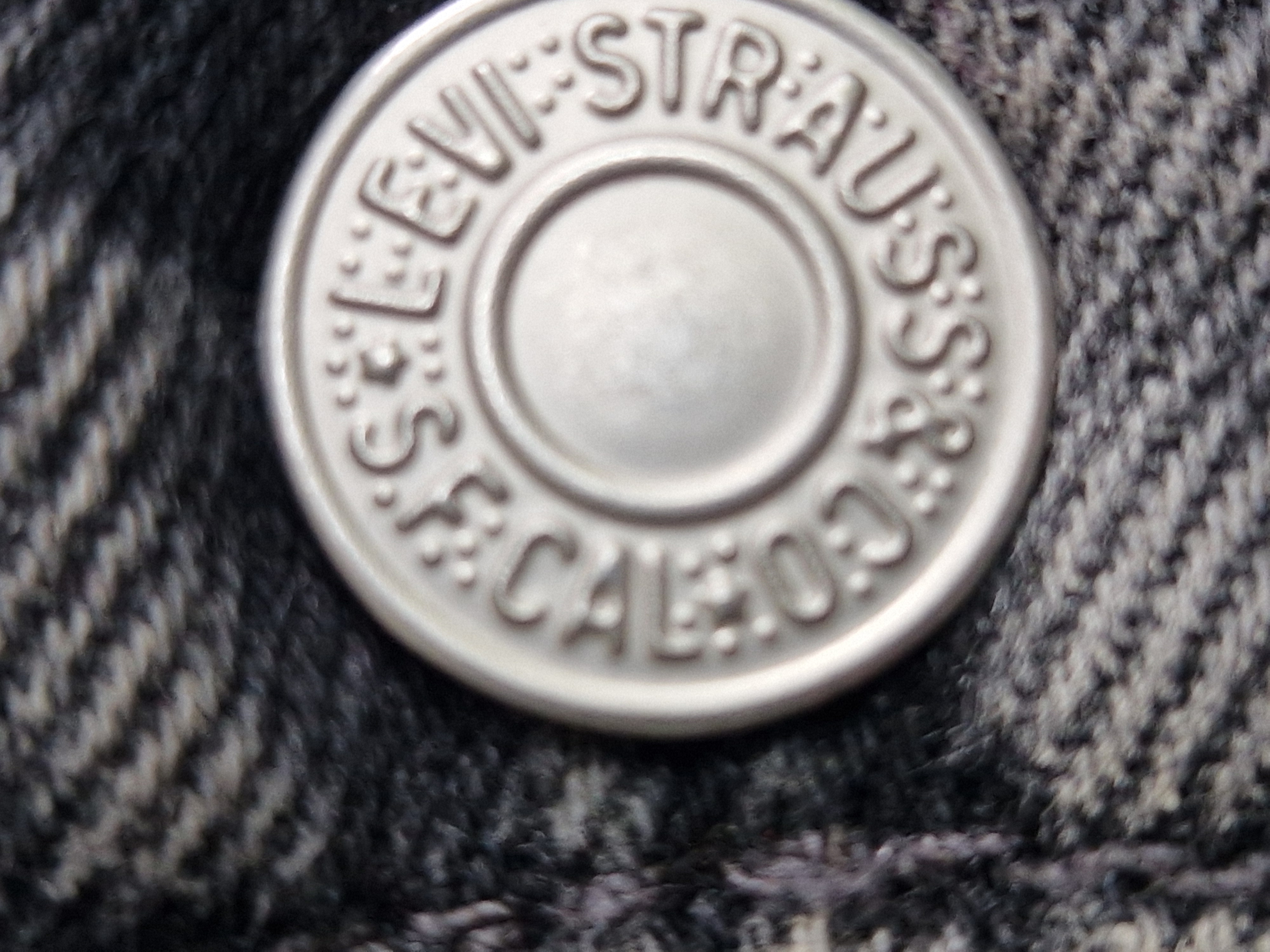 Levi's 501. Maat 31/30, Zwart/grijs.