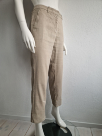 Cambio cropped pantalon. Maat 38, Beige/linnen.