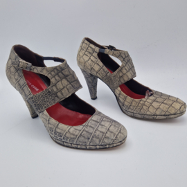 Altra Cosa pumps. Maat 41, Croco leer.