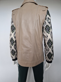 Goosecraft bodywarmer Athena. Mt. M. Beige/leer.