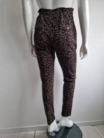 Mi Piace pantalon. Maat XXL. Zwart/bruin.