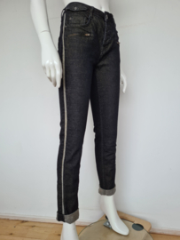 Blue Daze jeans. Mt. 40. Zwart/goudkleurig.