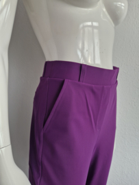 Studio Anneloes flared pantalon. Maat S. Paars/travelstof.