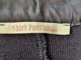Shirt Passion vest. Mt. 38, Donkerblauw.