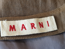 Marni zomerjurk. Maat 38, Bruin.