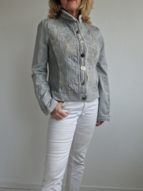 Elisa Cavaletti jasje. Maat 40, Grijs/goud