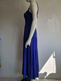 Nougat zomerjurk. Maat 3. Blauw.