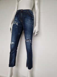 Elisabetta Franchi jeans. Mt. 26, Blauw/ damaged.