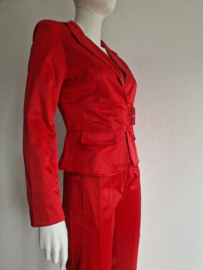 Via Fillungo blazer. Maat 36/38, Rood.