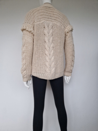 Oui vest. Maat 40/42, Crème.