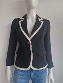123 blazer. Maat 34/36, Zwart/crème