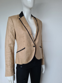 Mango Suit blazer.Mt. 38. Beige/ linnen.