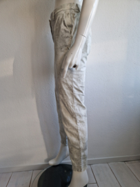 Mason's pantalon. It. maat 44, Lichtgrijs/bloemenprint.