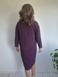 Humanoid jurk | Maat L | Aubergine |