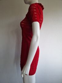 Twin Set jurk (2 piece). Maat 34. Rood.