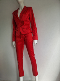 Via Fillungo blazer. Maat 36/38, Rood.