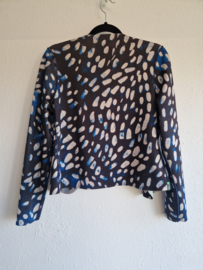 Lizzy & Coco reversible jasje. Maat M. Kleurrijke print