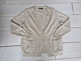 Portofinopiazzetta vest. Maat L. Beige/ kasjmier