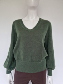 King Louie pullover. Maat L. Groen/lurex.