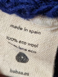 Babaa coltrui no 17, Maat AS. Nachtblauw/wol.