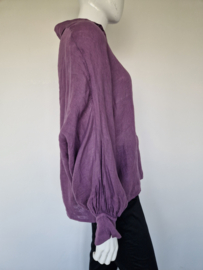 La Salle Amsterdam blouse. Maat 42. Paars.