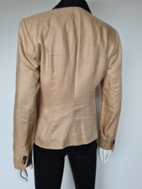 Mango Suit blazer.Mt. 38. Beige/ linnen.