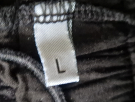 Deha zwarte tule midirok maat L met elastische logoband