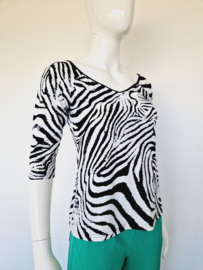 Studio Anneloes travelstof top. Zebraprint.