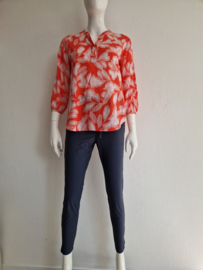 Eterna blouse top. Maat 38, All over print.