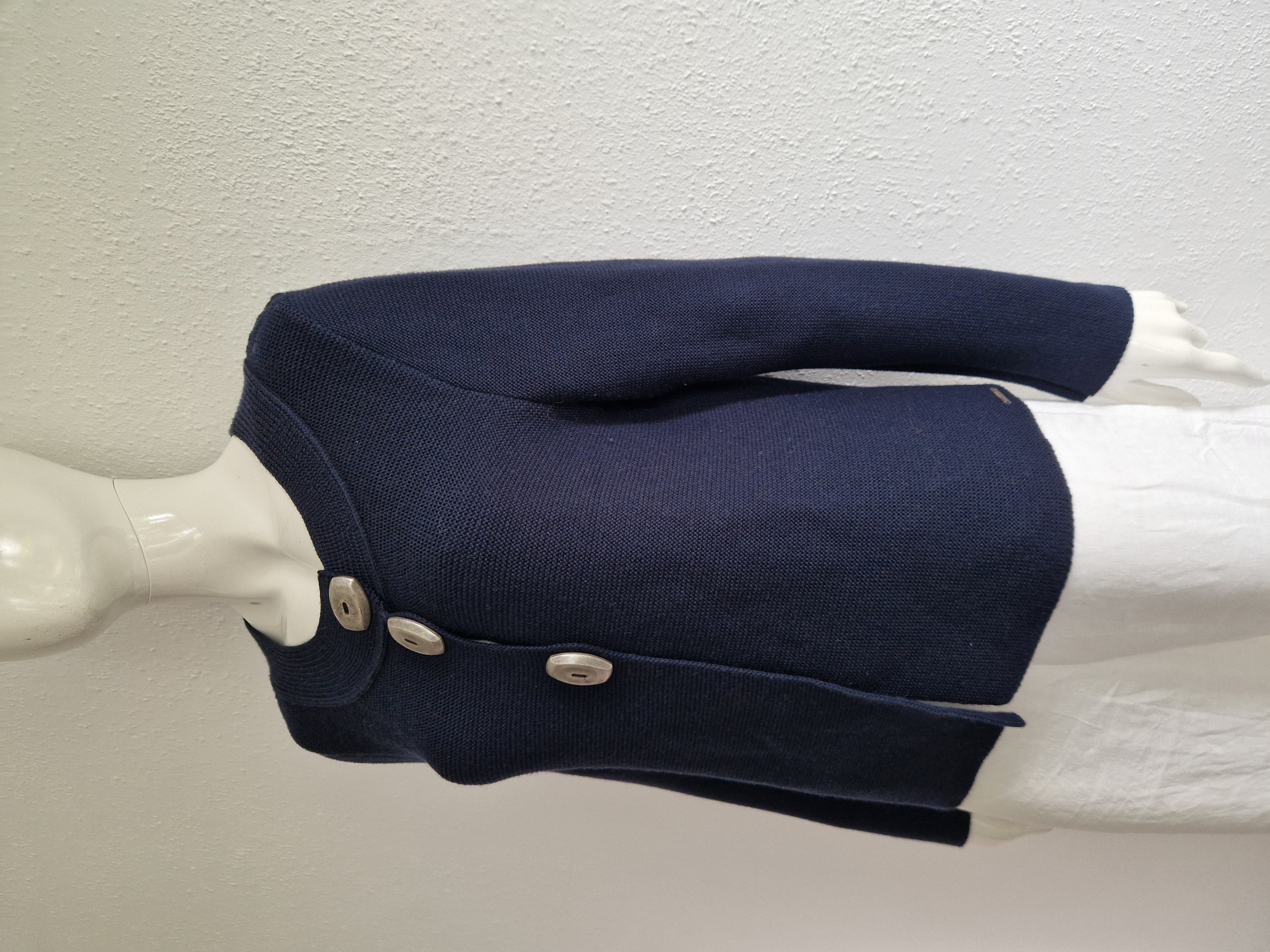 Saint James vest. Maat 40/42. Donkerblauw/wol.