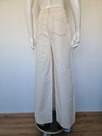 King Louie Marcie Pants. Maat 38. Ecru/ivory