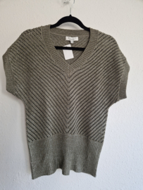 Enjoy spencer. Maat M. Grijs/groen.