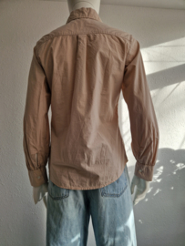 Zenggi Poplin blouse. Maat S. Zachtroze.
