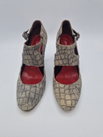 Altra Cosa pumps. Maat 41, Croco leer.