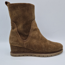 Gabor laarsjes met sleehak. Maat 6, Bruin/suède.