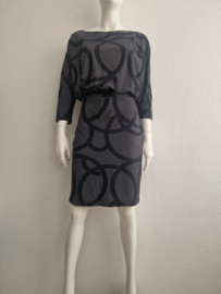 Studio Anneloes jurk Maren Circle. Maat M. Zwart/travelstof.