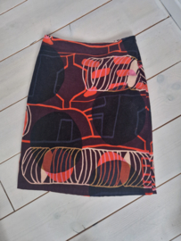 White Stuff rok. Maat 38, All over print/velours.