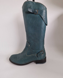 Diesel Amazzone II leren laarzen | Maat 39 | Silver Blue