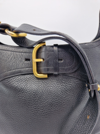 Delvaux designertas. Zwart/leer.