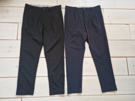 Zenggi cropped pantalon. Maat 2, Donkerblauw.