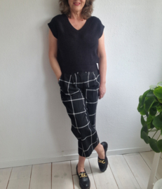 SIS by Spijkers en Spijkers culotte. Maat L. Zwart met ruit