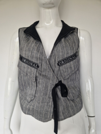 Beate Heymann gilet. Maat 42, Grijs.