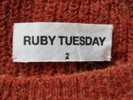 Ruby Tuesday trui. Maat 2. Roestbruin/wol.