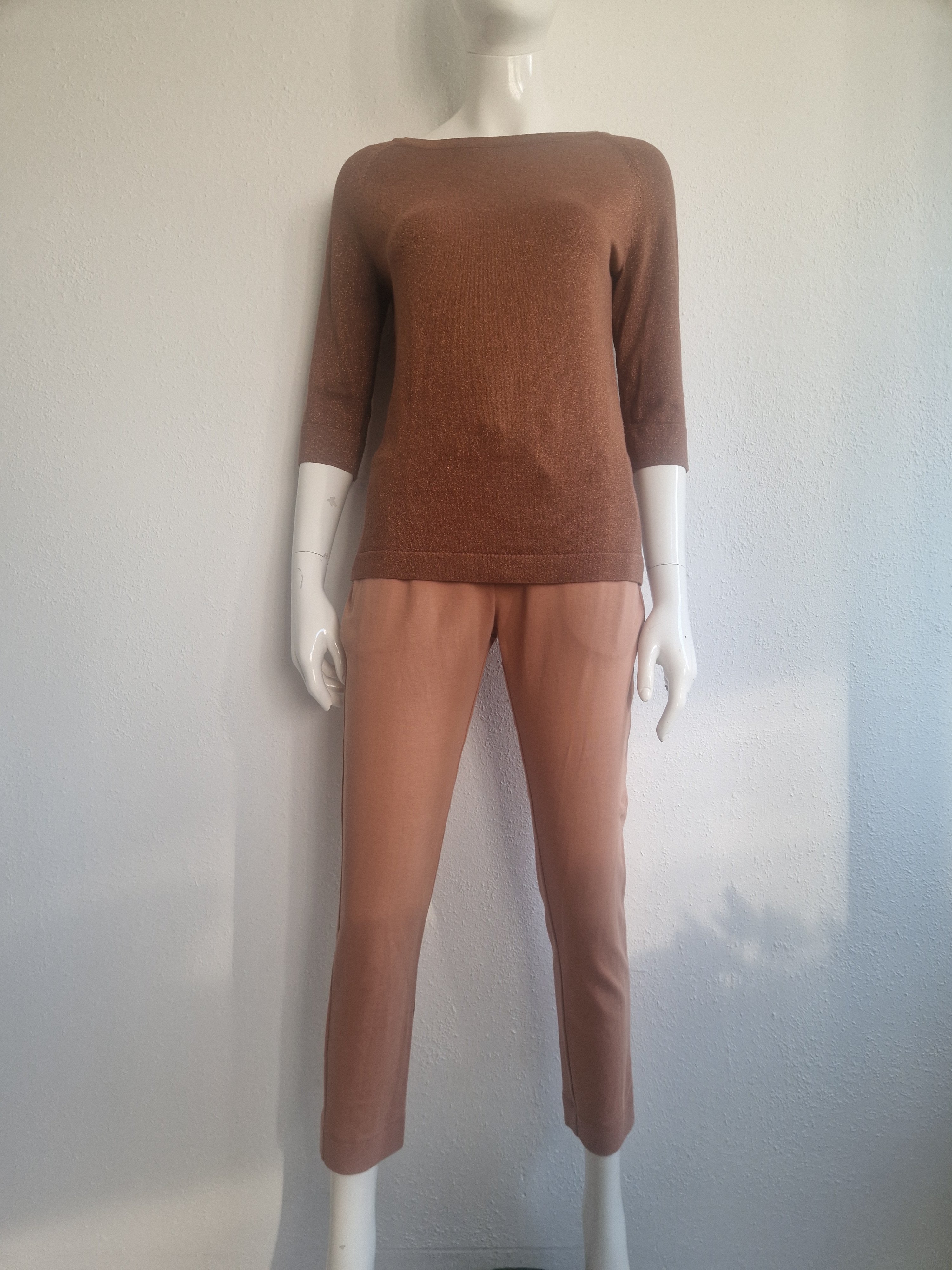 Riani jogging pantalon. Maat 36, Karamel.